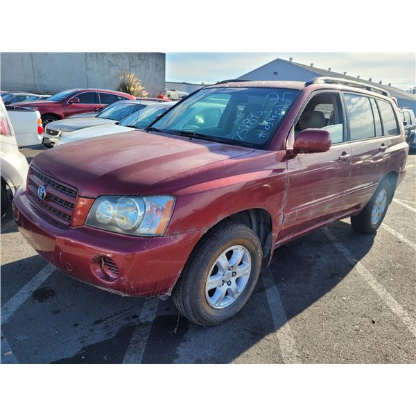 2001 Toyota Highlander