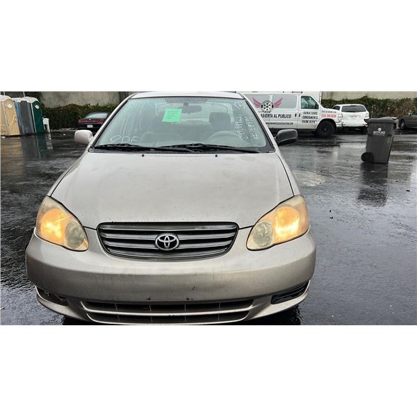 2003 Toyota Corolla S
