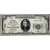 Image 1 : 1929 $20 National Exchange Bank Milwaukee, Wisconsin CH# 1003 National Currency Note