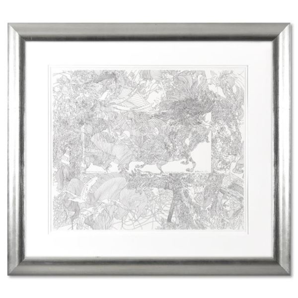 Guilaume Azoulay "Gnossiennes" Original Drawing on Board