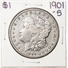 Image 1 : 1901-S $1 Morgan Silver Dollar Coin