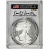 Image 1 : 2021-S Type 2 $1 American Silver Eagle Coin PCGS PR70DCAM Emily Damstra Signature FS