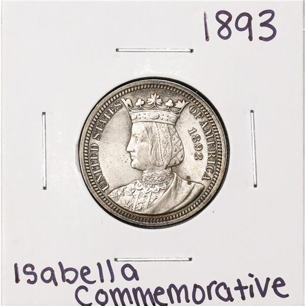 1893 Isabella Commemorative Quarter Coin