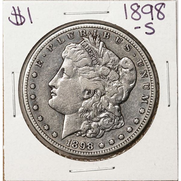 1898-S $1 Morgan Silver Dollar Coin