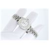 Image 3 : Rolex Ladies Stainless Steel White Roman Datejust Wristwatch With Rolex Box