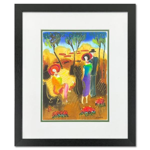 Moshe Leider Original Mixed Media on Paper