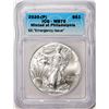 Image 1 : 2020-(P) $1 American Silver Eagle Coin ICG MS70 Philadelphia Mint
