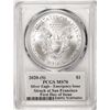 Image 2 : 2020-(S) $1 American Silver Eagle Coin PCGS MS70 FDOI S.F. Mint Jim Peed Signature