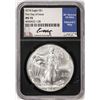 Image 1 : 2018 $1 American Silver Eagle Coin NGC MS70 First Day of Issue Edmund Moy Signature