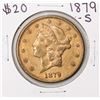 Image 1 : 1879-S $20 Liberty Head Double Eagle Gold Coin