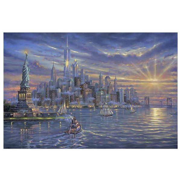Robert Finale "Freedom Tower" Limited Edition Giclee on Canvas