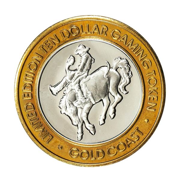 .999 Fine Silver Gold Coast Las Vegas, Nevada $10 Casino Limited Edition Gaming Token