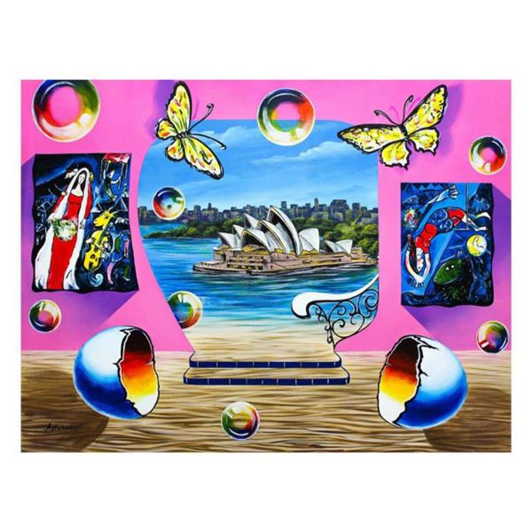 Alexander Astahov "Sydney View" Original Oil on Canvas