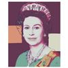 Image 1 : Andy Warhol "Queen Elizabeth II" Limited Edition Serigraph On Board