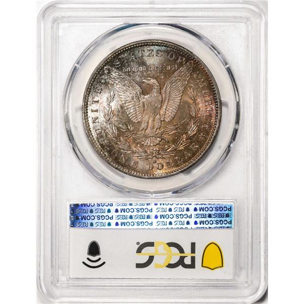 1883-O $1 Morgan Silver Dollar Coin PCGS MS63 Amazing Reverse Toning