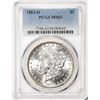 Image 2 : 1883-O $1 Morgan Silver Dollar Coin PCGS MS63 Amazing Reverse Toning