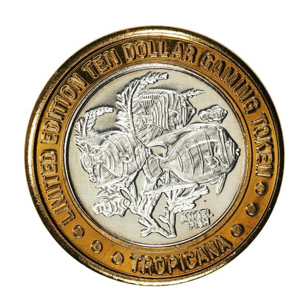 .999 Fine Silver Tropicana Las Vegas, Nevada $10 Limited Edition Gaming Token