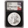 Image 1 : 2021 Type 1 $1 American Silver Eagle Coin NGC MS70 First Day of Issue Mercanti Signed