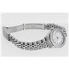 Image 8 : Rolex Ladies Stainless Steel White Roman Diamond Datejust Wristwatch