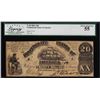 Image 1 : 1861 $20 Confederate States of America Note T-18 Legacy Choice About New 55