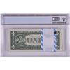 Image 2 : Pack of 2017A $1 Federal Reserve STAR Notes Atlanta Fr.3005-F* PCGS Choice UNC 64PPQ