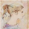 Image 2 : Edna Hibel (1917-2014) "Sami #11" Limited Edition Lithograph on Paper