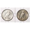 Image 2 : Lot of (2) 1934-1935 $1 Peace Silver Dollar Coins