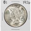 Image 1 : 1926 $1 Peace Silver Dollar Coin