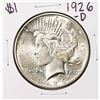 Image 1 : 1926-D $1 Peace Silver Dollar Coin