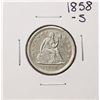 Image 1 : 1858-S Seated Liberty Quarter Coin