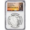 Image 1 : 2014 Tanzania 1000 Shillings Serengeti Lion Big 5 HR Silver Coin NGC PF70 Ultra Cameo