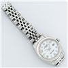 Image 7 : Rolex Ladies Stainless Steel White Dial Datejust Wristwatch