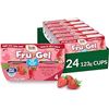 Image 1 : CASE WITH 24 123G STRAWBERRY FRUIT GEL CUPS