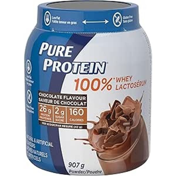 907G CONTAINER OF CHOCOLATE PURE PROTIEN