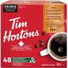Image 1 : NEW BOX OF 48 TIM HORTONS KEURIG COFFEE PODS -100%