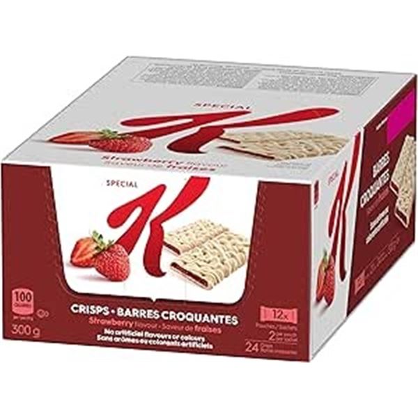 300G BOX WITH 24 SPECIAL K STRAWBERRY BARS