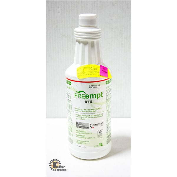 NEW BOTTLE OF PREEMPT RTU - ONE STEP SURFACE