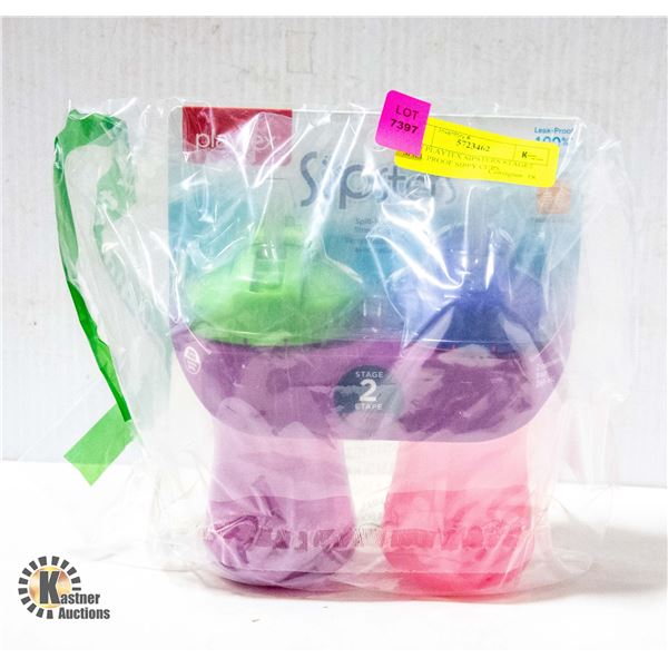 NEW PLAYTEX SIPSTERS STAGE2 SPILL PROOF SIPPY CUPS