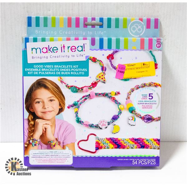 54PCS MAKE IT REAL BRACELET KIT