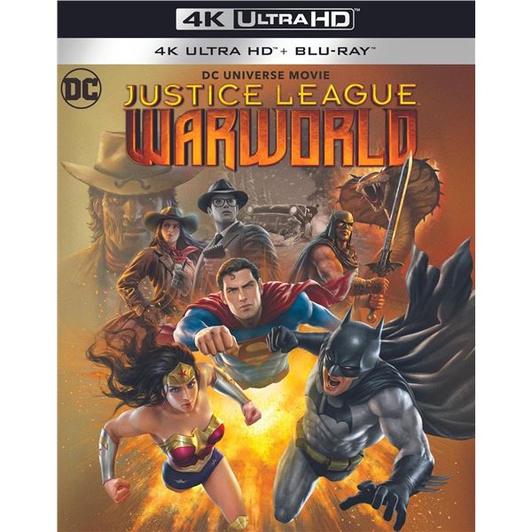 NEW 4K ULTRA HD + BLU-RAY JUSTICE LEAGUE WARWORLD