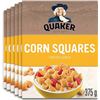 Image 1 : NEW CASE OF 6 QUAKER CORN SQUARES CEREAL  - 375G