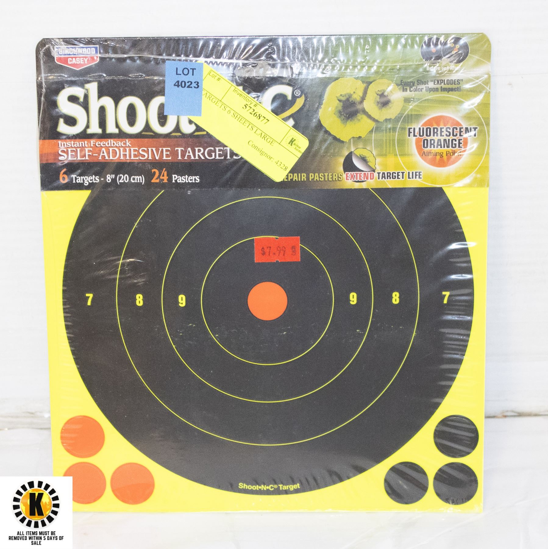 TARGETS 6 SHEETS LARGE