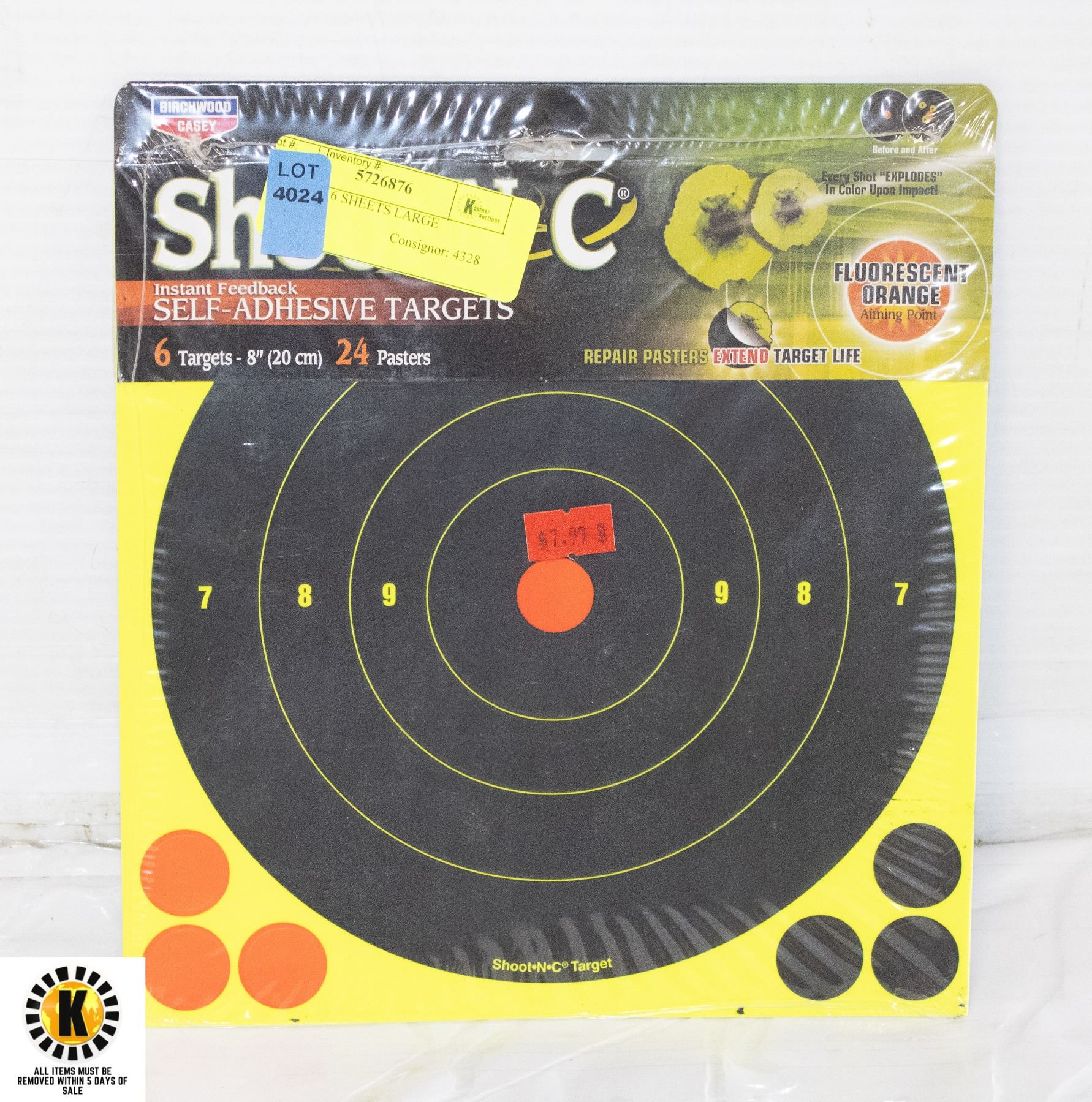 TARGETS 6 SHEETS LARGE