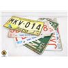 5 ALBERTA LICENSE PLATES
