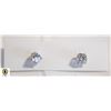 Image 1 : SILVER CUBIC ZIRCONIA EARRINGS