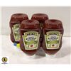 Image 1 : 4 HEINZ KETCHUP BEST BEFORE NOVEMBER 8 2023