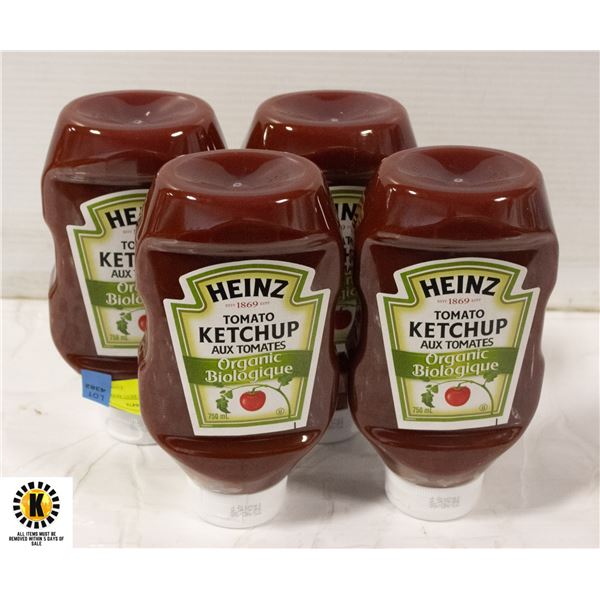 4 HEINZ KETCHUP BEST BEFORE NOVEMBER 8 2023