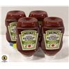 Image 1 : 4 HEINZ KETCHUP BEST BEFORE NOVEMBER 8 2023