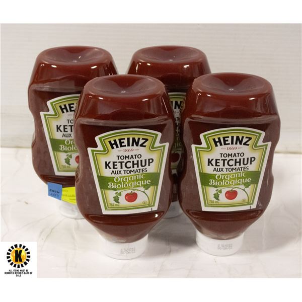 4 HEINZ KETCHUP BEST BEFORE NOVEMBER 8 2023
