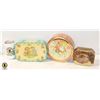 Image 1 : FLAT WITH 3 OLD COLLECTOR TINS